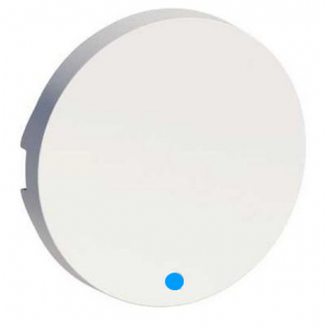 Bouton blanc pour inter à voyant + Led Odace bleu - S520297 - Schneider