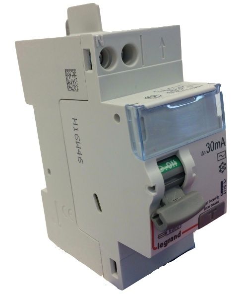 Inter différentiel vis/auto 63A type A sans adaptateur - Départ haut - 411651 - Legrand
