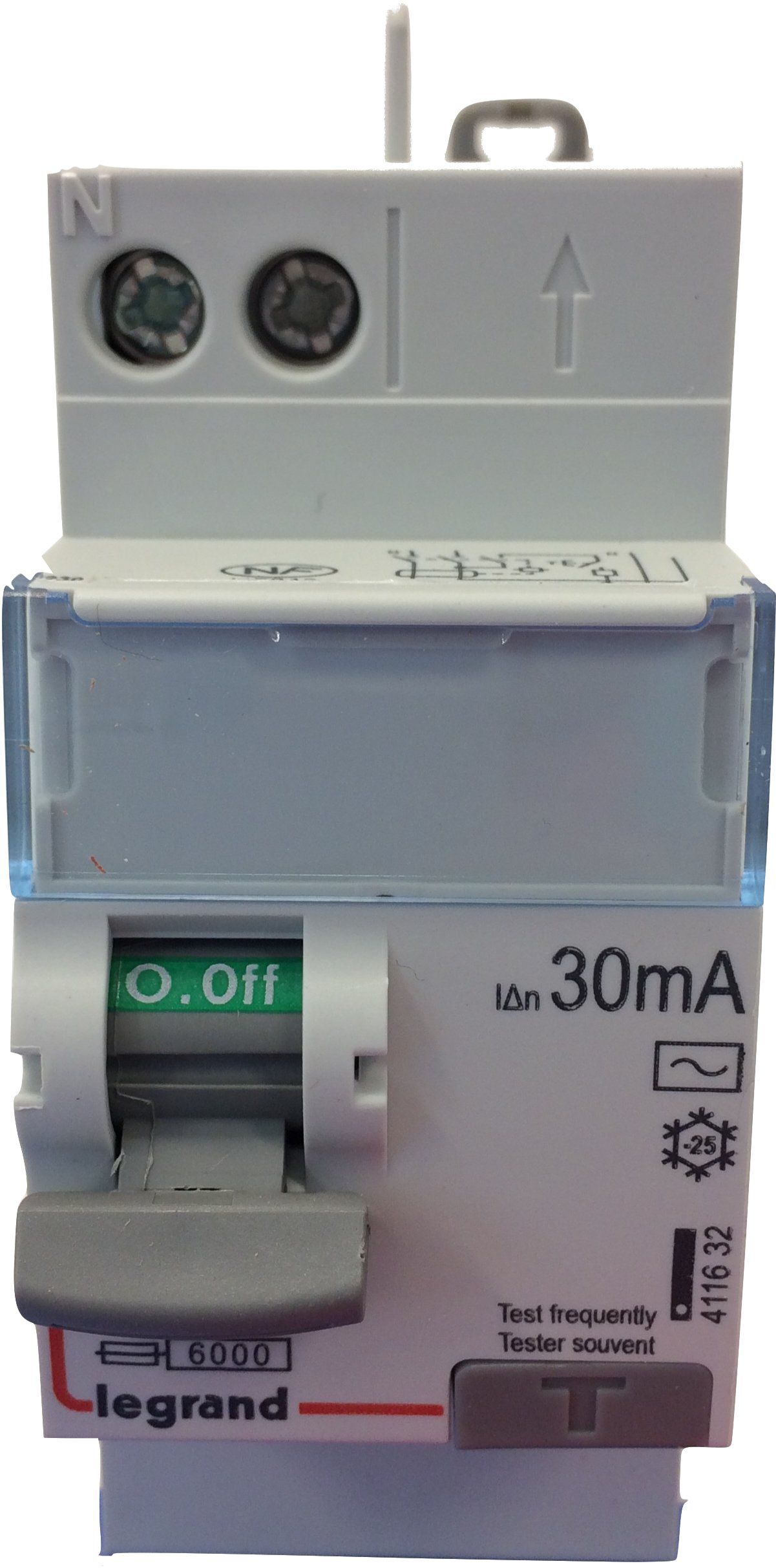 411651 - Inter différentiel vis/auto 63A type A sans adaptateur - Départ haut - Legrand 