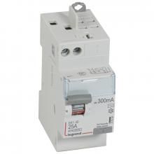 Inter diff DX3 2P 25A 300Ma Type AC départ haut