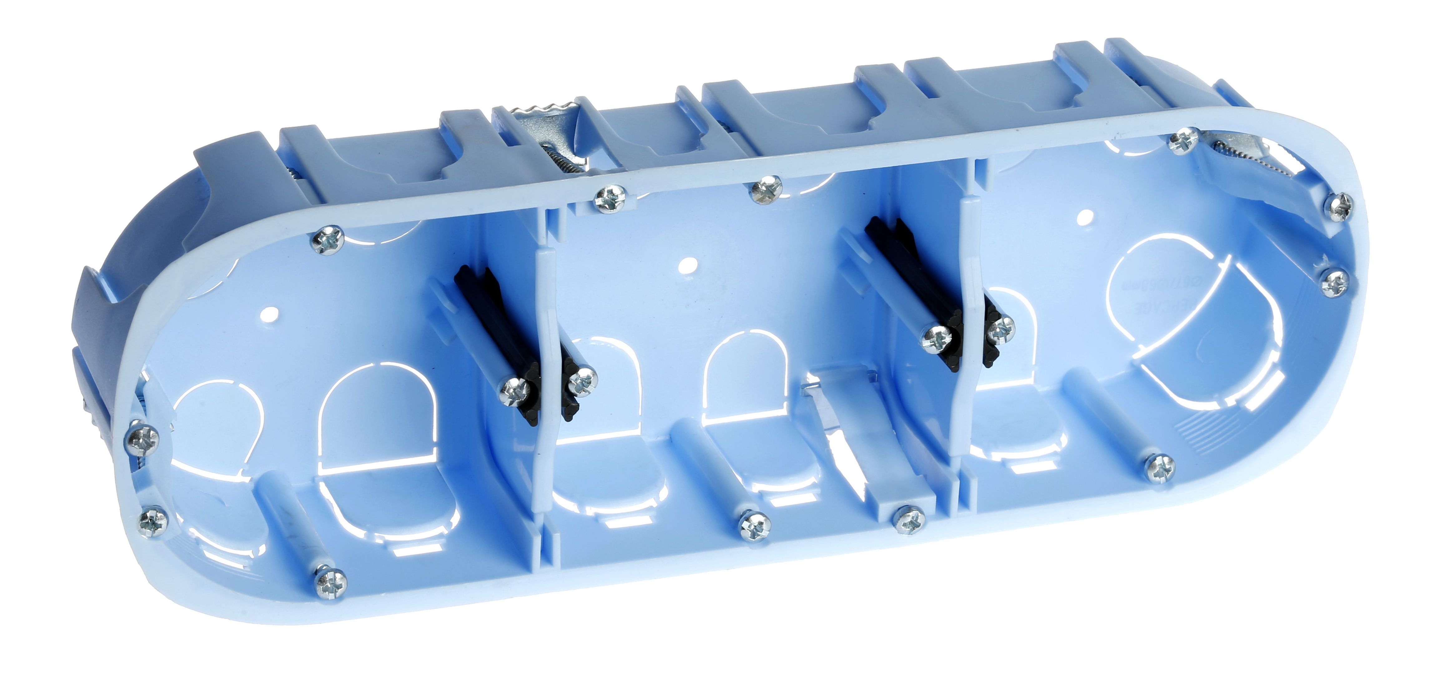 Boîte cloison sèche XL PRO 3 postes prof. 40 - EUR'OHM - 52046