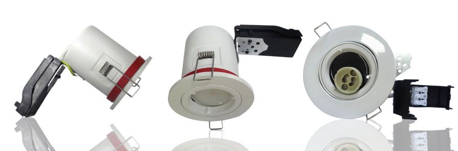 Spot BBC blanc orientable sans ampoule - Vision-EL - cH8P