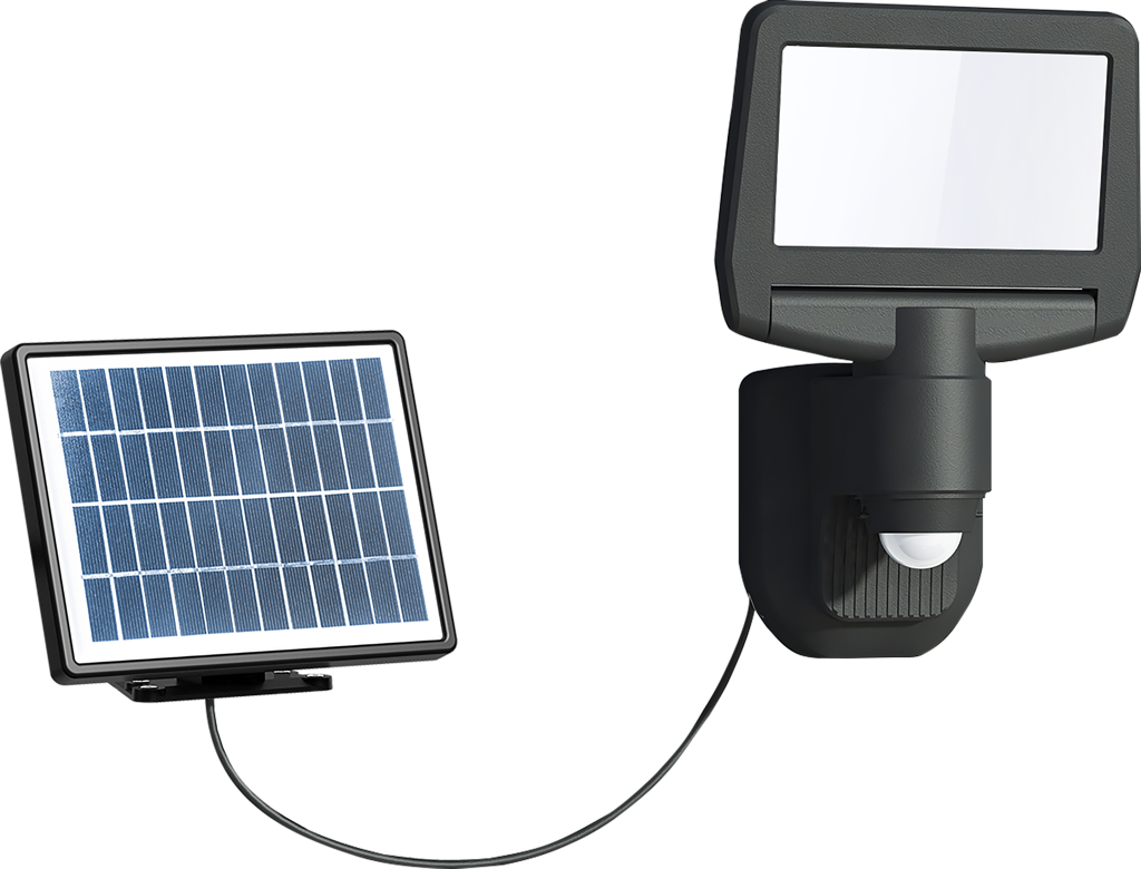 Projecteur solaire Arlux détecteur de mouvement Noir 4000K - 500577