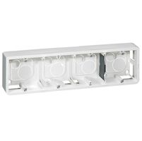Cadre saillie 10 modules horizontal