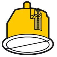 Boîtes luminaires avec couvercle de finition 089336 Legrand