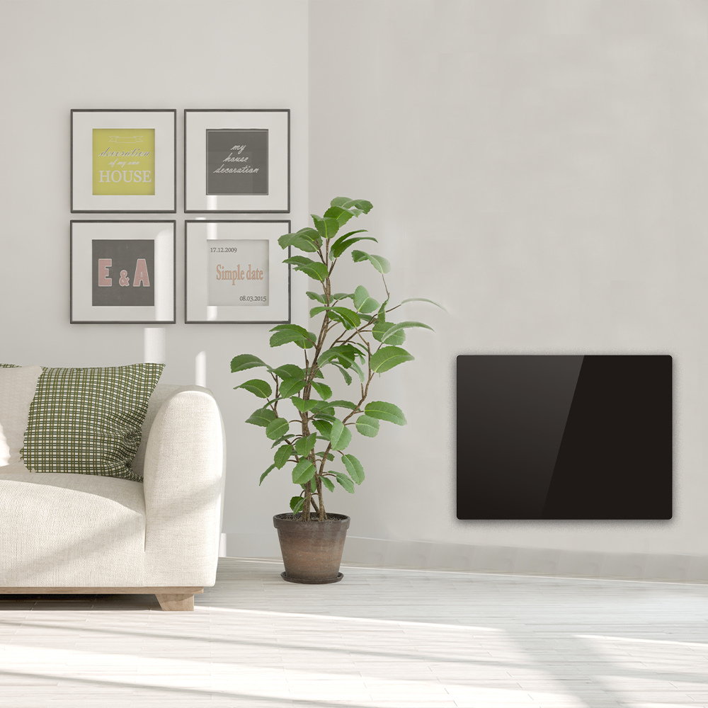 Radiateur Glass 1000W noir