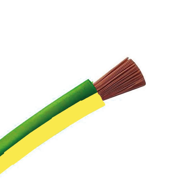 Câble de mise a la terre H07VK vert/jaune