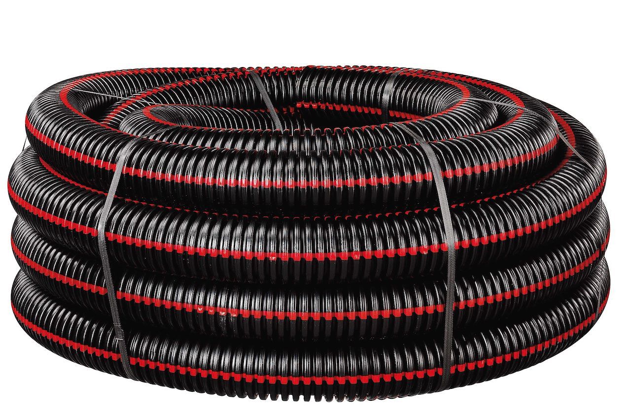 Gaine Tpgliss noire et Rouge Diamètre 40 en 25m