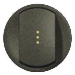 Enjoliveur interrupteur à voyant - Graphite - 067903 - Legrand
