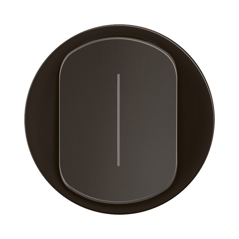 Enjoliveur pour interrupteur ou va-et-vient témoin Céliane Noir - CN0007 Legrand