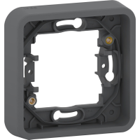Cadre 1 poste Mureva Style encastré anthracite MUR34107 Schneider
