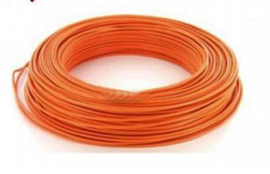 Fil électrique rigide HO7 V-U 1,5mm² Vert/Jaune Couronne de 100ml