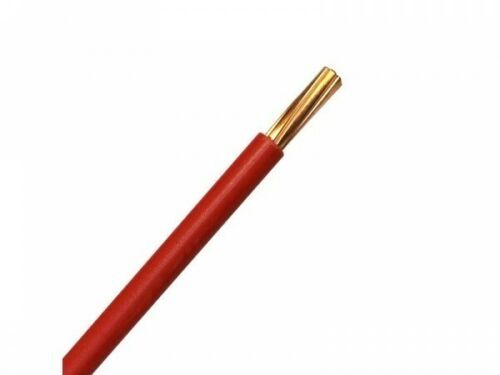  Fil électrique rigide H07VR 16mm² Rouge - Au mètre 