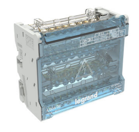  Répartiteur tétrapolaire 100A 10 départs 6 modules - 400406
