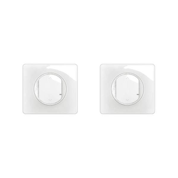 Interrupteur Individuel Volet Roulant Saillie - Blanc - Pour Installation Murale Simple - 8