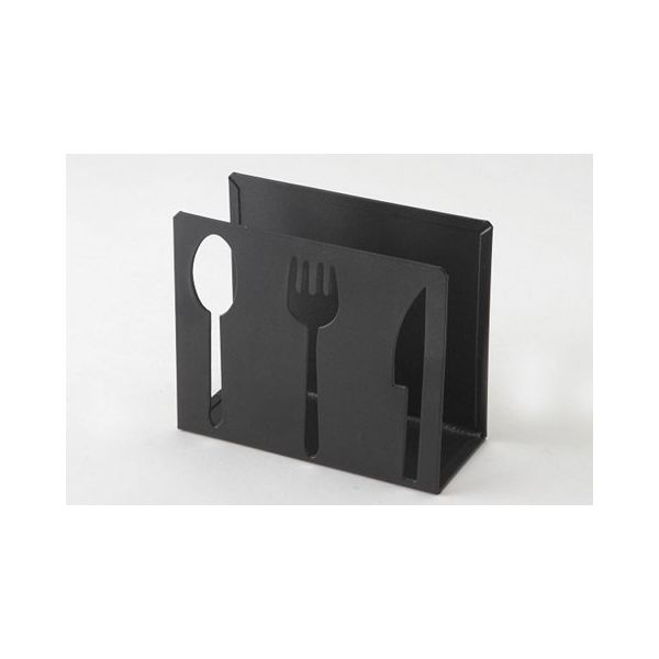 Range serviettes design "couvert"
