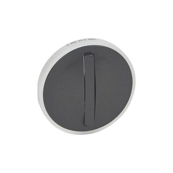 Enjoliveur inter à couronne lumineuse doigt étroit - Graphite 065203 Legrand