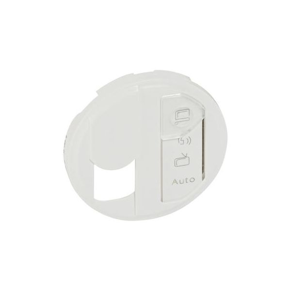 Enjoliveur prise RJ45 pour réseau Optimum - Blanc