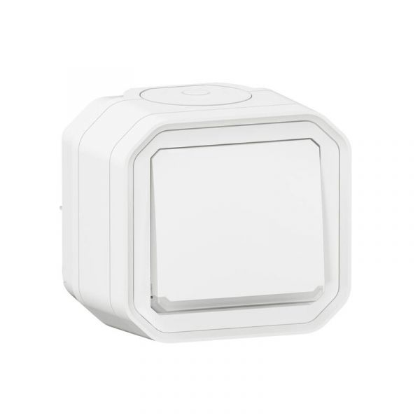  Poussoir Legrand lumineux voyant étanche Plexo IP55 saillie Blanc - 069762L