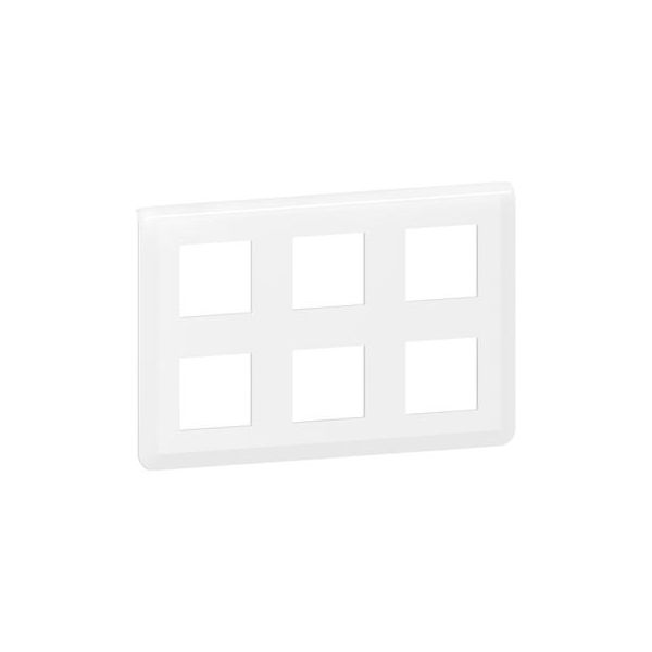 Plaque de finition Mosaic pour 2x3x2 modules blanc - 078832L - Legrand