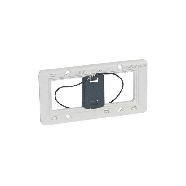 Support 2 postes lumineux horizontal Legrand - 080258