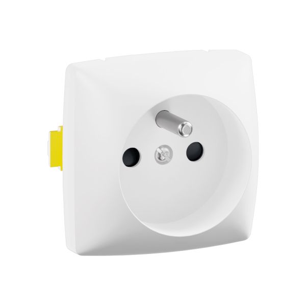 Prise de courant avec terre pose saillie 16A 250V - Composable - référence 086127L de la marque Legrand.