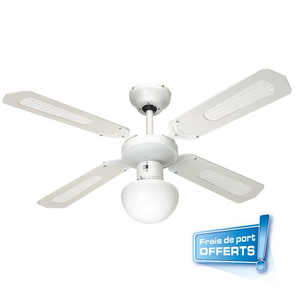 Ventilateur plafond BALI + fixations offertes FARELEK - 112420