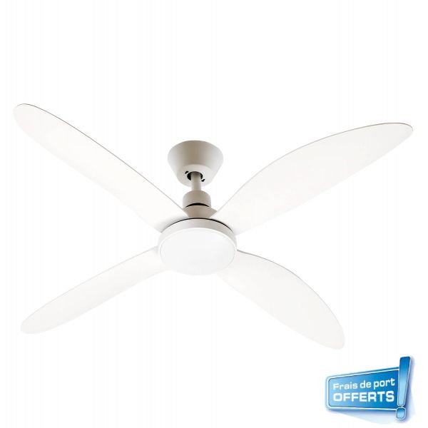 Ventilateur de plafond avec éclairage LED, Brisa Media référence 112447 FARELEK.