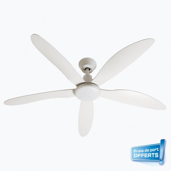 Ventilateur de plafond avec éclairage LED, Brisa Atta réf. 112448 FARELEK.