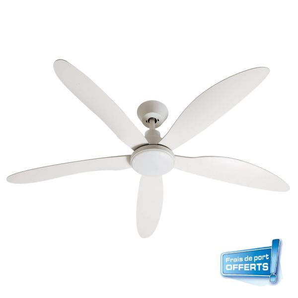 Ventilateur de plafond avec éclairage LED, Brisa Atta réf. 112448 FARELEK.
