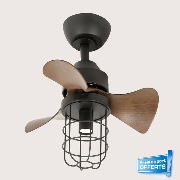 Ventilateur de plafond avec éclairage, Karvok référence 112452 de FARELEK.