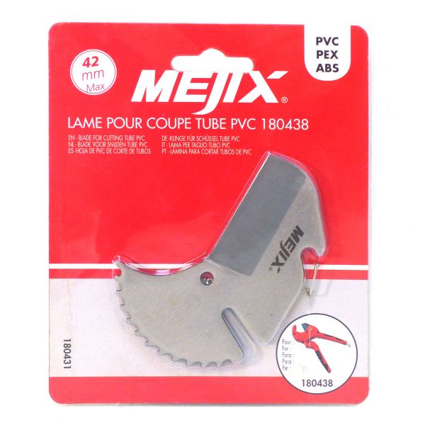 Lame de rechange coupe tubes PVC - 180431