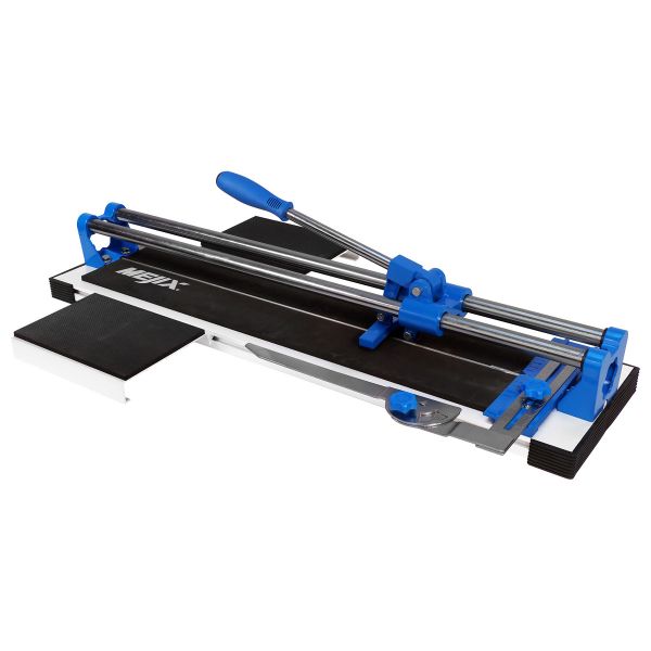 DCP600 Coupe carrelage manuel alu pro Longueur de coupe maxi 600 MM, Capacité de coupe maxi 16 MM, Nombre de barres x 2 , Type de barre Cylindrique , Type de plateau Mousse