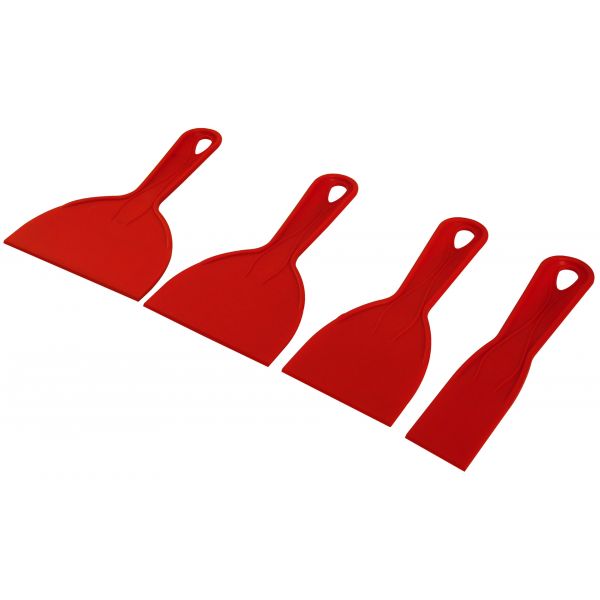  4 couteaux à enduire plastique - 212017 FARTOOLS