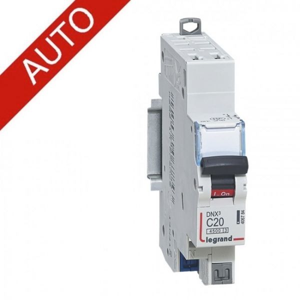 Disjoncteur Legrand DNX3 Auto 20A - 406784 406784 LEGRAND