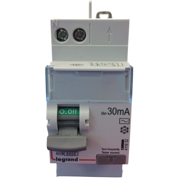 411651 - Inter différentiel vis/auto 63A type A sans adaptateur - Départ haut - Legrand 