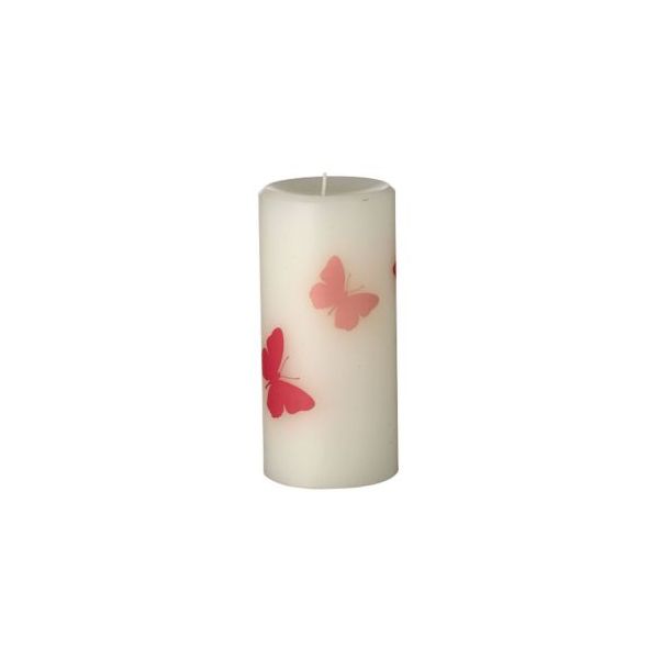 Bougie pilier papillon moyenne - Bâtir Moins Cher. - 46700633