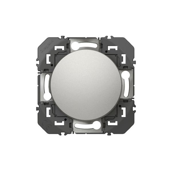 Interrupteur ou va-et-vient dooxie 10AX 250V~ finition aluminum - 600101 - Legrand