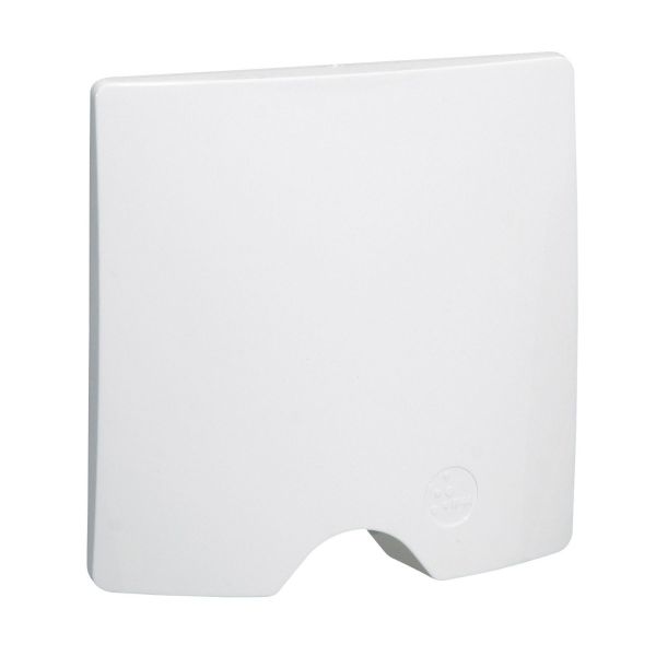 Sortie de câble IP44 Dooxie livrée complète avec plaque finition blanc - 600324 Legrand