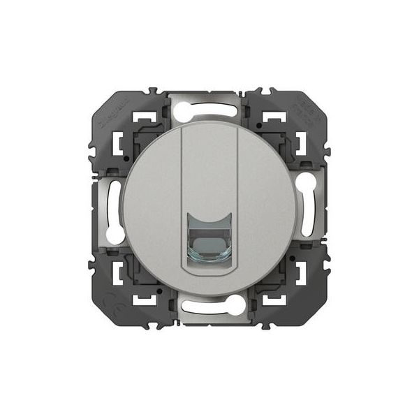 Prise RJ45 catégorie6A STP dooxie finition aluminium - 600474 - Legrand