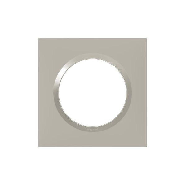 Plaque carrée dooxie 1 poste finition plume - 600821 - Legrand
