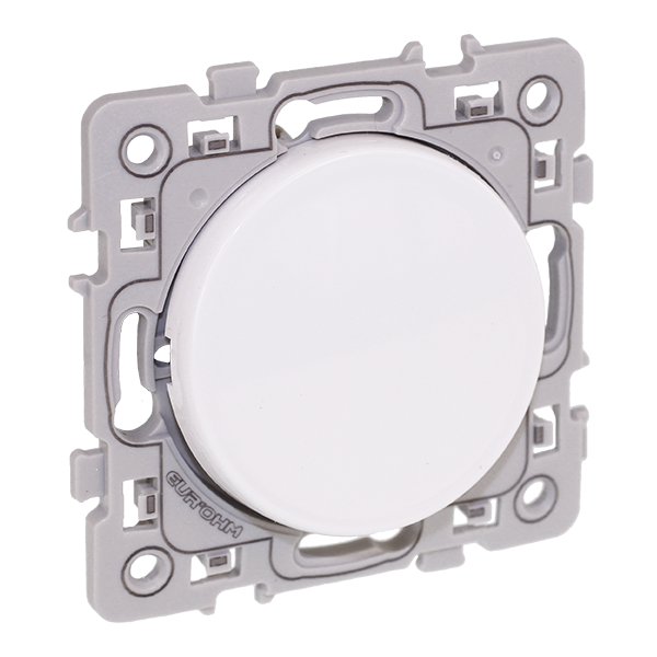 Poussoir 10A blanc - 60202 Square Eur'Ohm