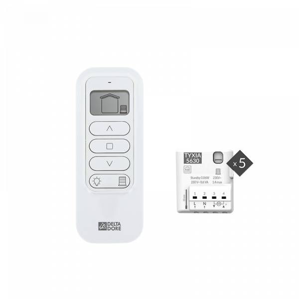 Pack centralisation de volets roulants Tyxia 541 - 6351409 - DELTA DORE