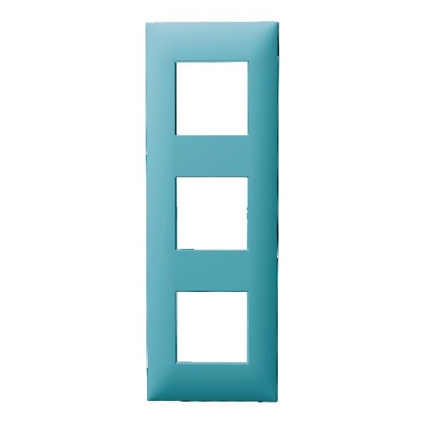 Plaque 3 postes - Turquoise
