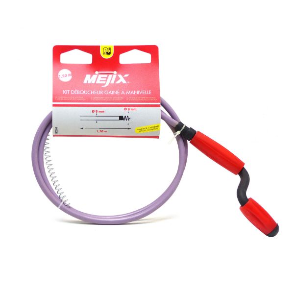 Déboucheur évier gainé diamètre 8 mm - 180584