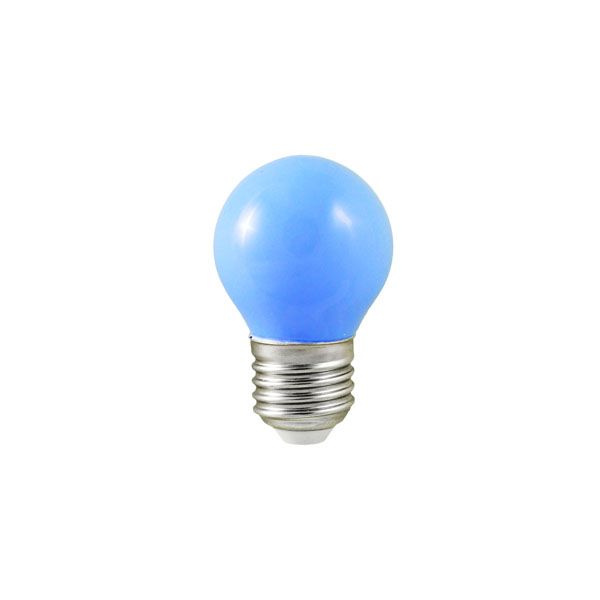 Ampoule LED E27 Bulb G45 1W Bleu