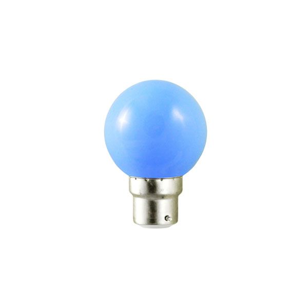 Ampoule LED B22 Couleur Bulb 1W Bleu