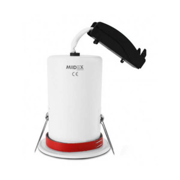 Spot BBC  Blanc douille auto + GU10 dimmable 4000K - 77187