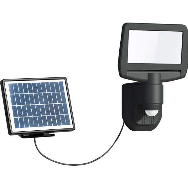 Projecteur solaire Arlux détecteur de mouvement Noir 4000K - 500577