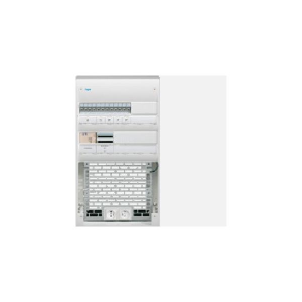 Coffret VDI semi-équipé 2 R. x 36 + platine Grade 3